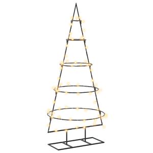 vidaXL Albero di Natale in metallo con supporto KUOPIO 125 cm