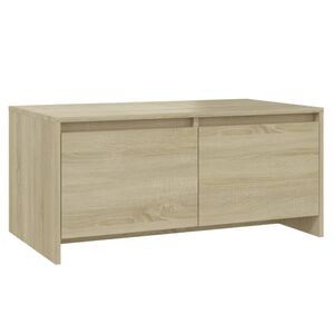 vidaXL Tavolino da Salotto Rovere Sonoma 90x50x41,5 cm in Truciolato