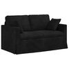 vidaXL Divano Nero 138 x 78 x 80 cm Velluto