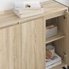 vidaXL Mobile laterale Sonoma 96,5 x 30 x 75 cm Legno multistrato