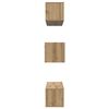 vidaXL Set mobile TV 6 pcs Rovere artigianale Legno multistrato