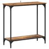 vidaXL Tavolo consolle Legno vecchio 75 x 30.5 x 75 cm