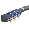 vidaXL Set Chitarra Western 12 pz con Equalizzatore e 6 Corde Blu