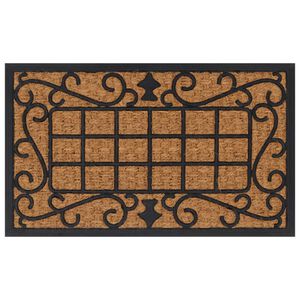 vidaXL Zerbino Rettangolare 45x75 cm in Gomma e Fibra di Cocco