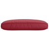 vidaXL Cuscino Rosso Vino 120 x 80 x 12 cm Tessuto Oxford