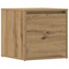 vidaXL Cassetto Contenitore Rovere 40,5x40x40 cm in Legno Multistrato
