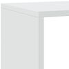 vidaXL Libreria Divisorio 4 Ripiani Bianca 143,5x29x143,5cm Truciolato