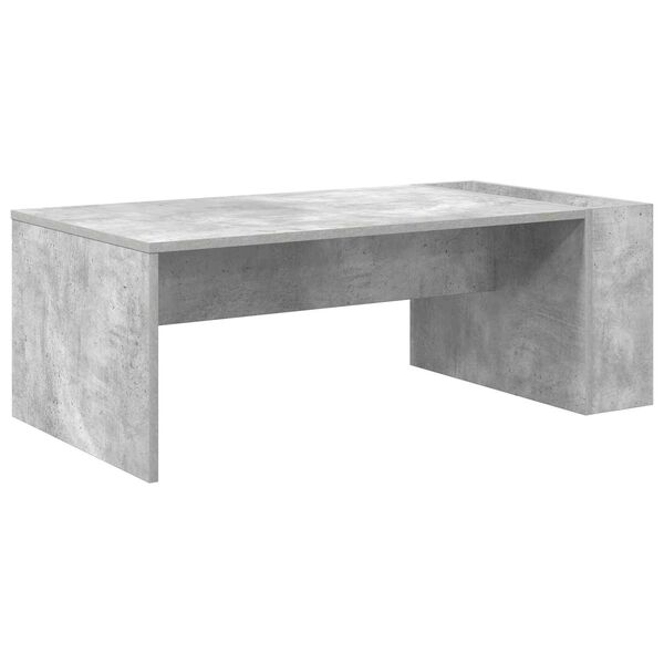 vidaXL Tavolino da salotto Grigio cemento 95 x 50 x 34 cm