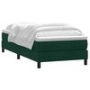 vidaXL Letto a Molle senza Materasso Verde Scuro 200x220 cm Velluto