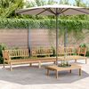 vidaXL Set Divano Pallet da Giardino 4 pz in Legno Massello di Acacia