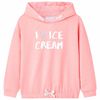 Felpa con Cappuccio da Bambina Rosa Brillante 140