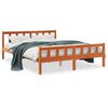 vidaXL Letto senza Materasso Marrone Cera 150x200 cm in Legno di Pino