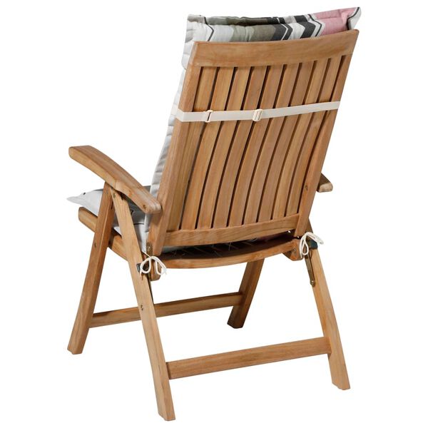 Madison Cuscino per Sedia a Schienale Alto Chris 123x50 cm Rosa