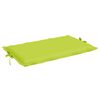 vidaXL Cuscino per Lettino Verde Intenso 186x58x4 cm in Tessuto Oxford