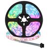 vidaXL Striscia LED 12 pz Nero e trasparente Rame e plastica