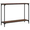 vidaXL Tavolo Consolle Rovere Marrone 101x30,5x75 cm Legno Multistrato