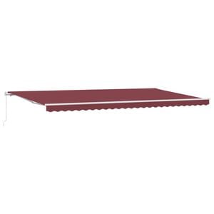 vidaXL Tenda da Sole Retrattile Manuale Bord&ograve; 500x300 cm