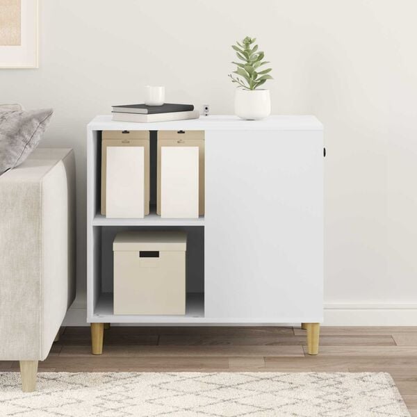 vidaXL Casa per Gatti Bianco 72 x 42.5 x 70 cm Legno multistrato