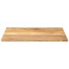 vidaXL Piano per Tavolo 110x80x3,8cm Rettangolare Legno Massello Mango