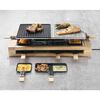 Bestron Piastra per Raclette ARG300BW 1500W Nera in Legno XL
