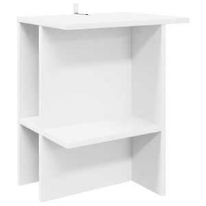vidaXL Tavolino da salotto Bianco 40 x 30 x 49 cm Legno ingegnerizzato