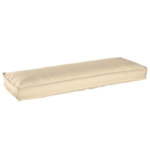 vidaXL Cuscino Beige 120 x 40 x 8 cm Tessuto Oxford