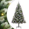 vidaXL Albero di Natale artificiale con rami snodati e neve imbiancata