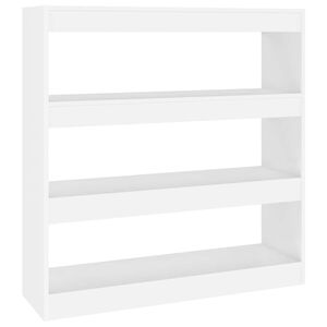 vidaXL Libreria/Divisorio Bianco 100x30x103 cm