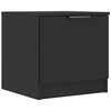 vidaXL Comodino Nero 40x39x40 cm