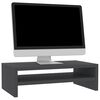vidaXL Supporto per Monitor Grigio 42x24x13 cm in Legno Multistrato