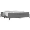 vidaXL Struttura del letto Grigio chiaro 200 x 200 cm Tessuto
