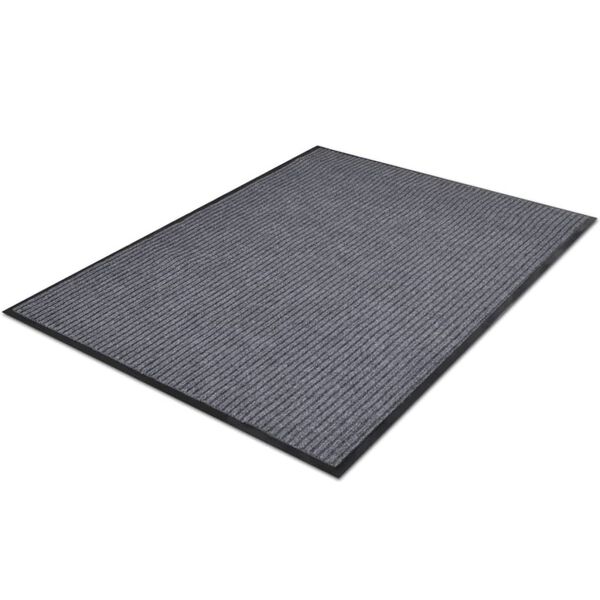 vidaXL Zerbini in PVC 2 pz Grigio 90x60 cm
