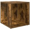 vidaXL Tavolino da Salotto Rovere Fumo 33x33x34,5 cm Legno Multistrato