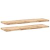 vidaXL Mensole da Parete 2 pz 160x40x4 cm Legno Acacia Non Trattato
