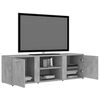 vidaXL Mobile Porta TV Grigio Cemento 120x34x37cm in Legno Multistrato