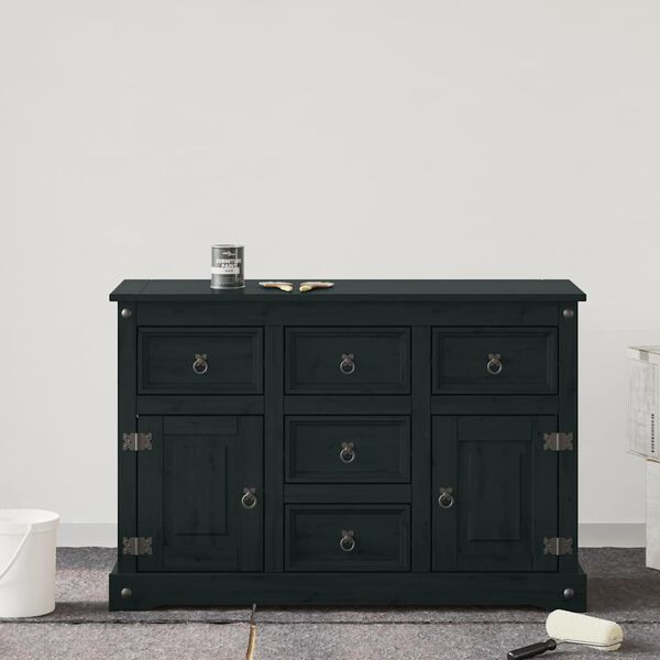 vidaXL Vernice per mobili Nero 10 x 10 x 12,2 cm Stampa da parete