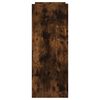 vidaXL Tavolino Consolle Rovere Fumo 100x35x90 cm in Legno Multistrato
