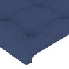 vidaXL Giroletto a Molle con Materasso Blu 80x200 cm inTessuto