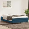 vidaXL Letto a Molle senza Materasso Blu Scuro 160x220 cm in Velluto