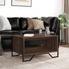 vidaXL Tavolino da Salotto Rovere Marrone 75x51x40cm Legno Multistrato