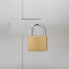 vidaXL U Lock con Chiavi Ottone 6 x 2 x 9,1 cm Ferro