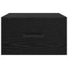 vidaXL Armadio da Notte Rovere nero 35 x 35 x 20 cm Legno multistrato
