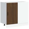 vidaXL Base da Cucina Porto Rovere Marrone in Legno Multistrato