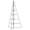 vidaXL Albero di Natale Decorativo in Metallo Nero 100 cm