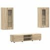vidaXL Set mobile TV FLORIN 3 pz Rovere Sonoma Legno ingegnerizzato