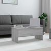 vidaXL Tavolino Grigio Sonoma 102x50,5x46,5 cm in Legno Multistrato