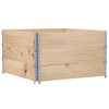 vidaXL Fioriera da Giardino 100x100 cm in Legno Massello di Pino