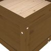 vidaXL Fioriera da Giardino Ambra 82,5x82,5x39 cm Legno Massello Pino