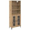 vidaXL Credenza Rovere artigianale 69,5 x 34 x 180 cm