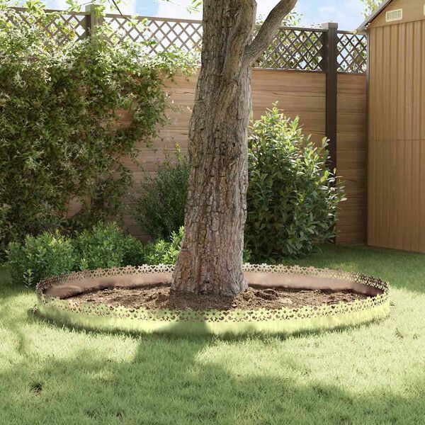 vidaXL Bordure per prato 30 pcs Argento 103 x 0,05 x 22 cm